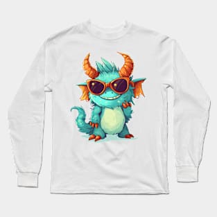 Cute Fluffy Monster Long Sleeve T-Shirt